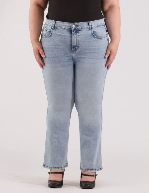 Jeans skinny Non Stop lavado obscuro corte cintura para mujer