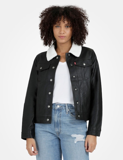 Chamarras de discount mezclilla levis mujer