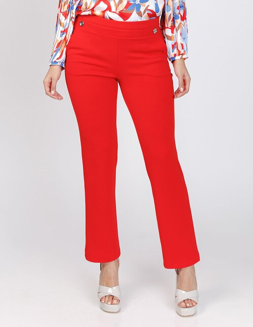 Pantalon Pierre Cardin straight para mujer Suburbia