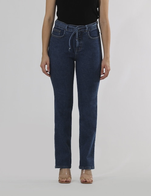 Jeans straight para mujer 1