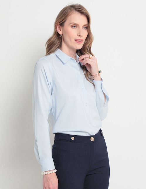 Blusa manga larga para mujer 1