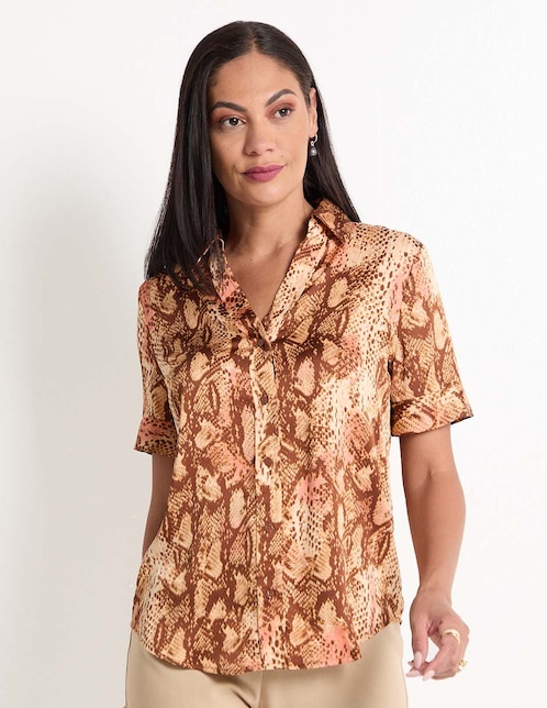 Blusa manga corta para mujer 1