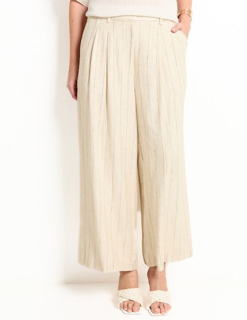Pantalón relaxed wide leg para mujer 1