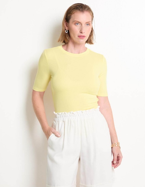 Blusa manga corta para mujer 1