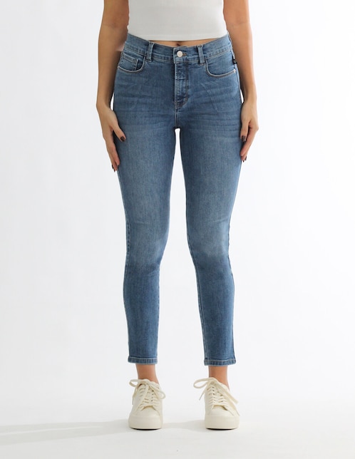 Jeans capri skinny para mujer 1