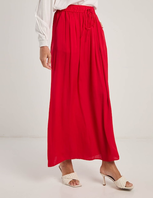 Falda crop a la cintura 1