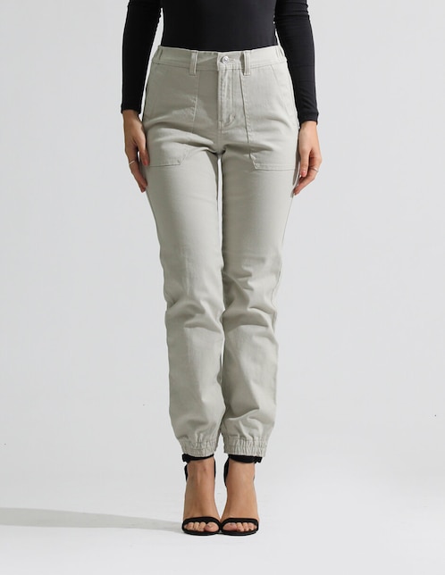 Pantalón cargo slim para mujer 1