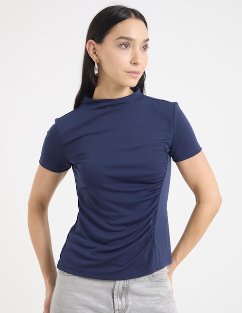 Blusa manga corta para mujer 1