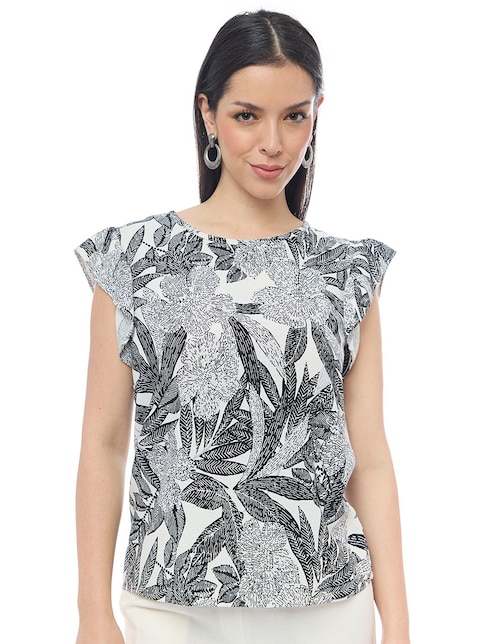 Blusa manga corta para mujer 1