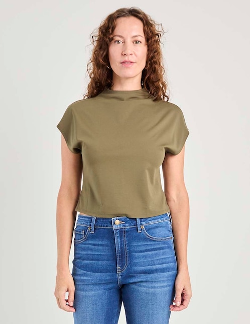 Blusa manga corta para mujer 1
