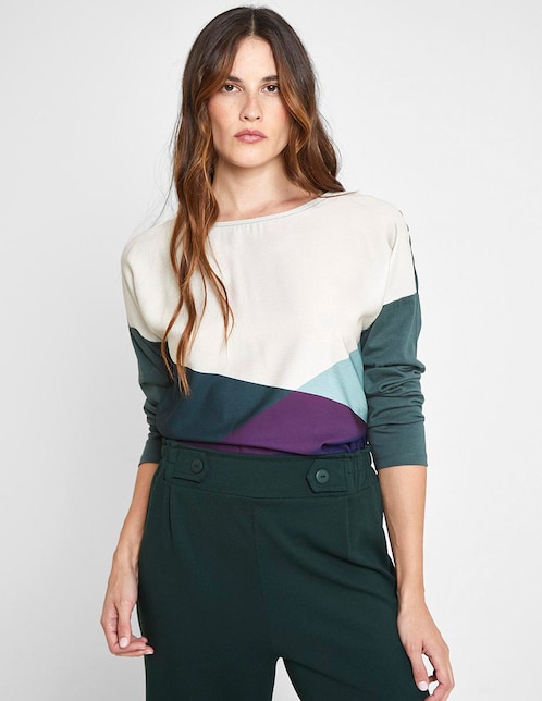 Pantalón de vestir amplio para mujer 1