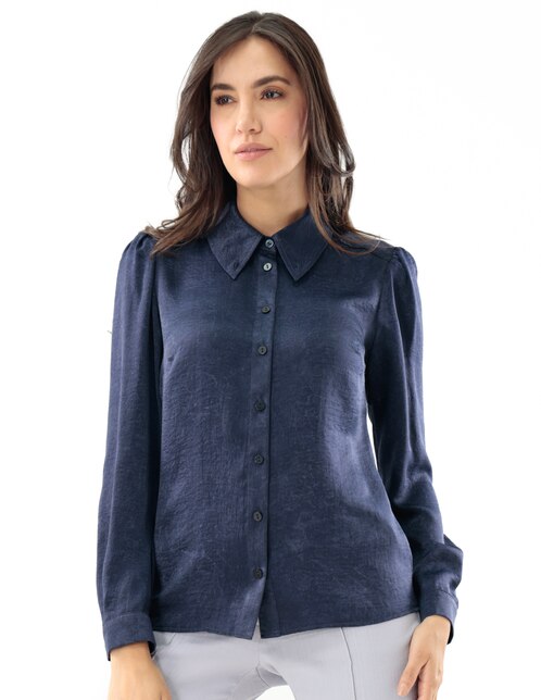 Dlf Camisa De Blue Jean Dama Dlf Camisas Manga Larga Dama Mango