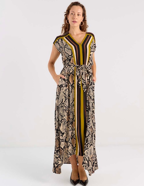 Vestido largo casual para mujer 1