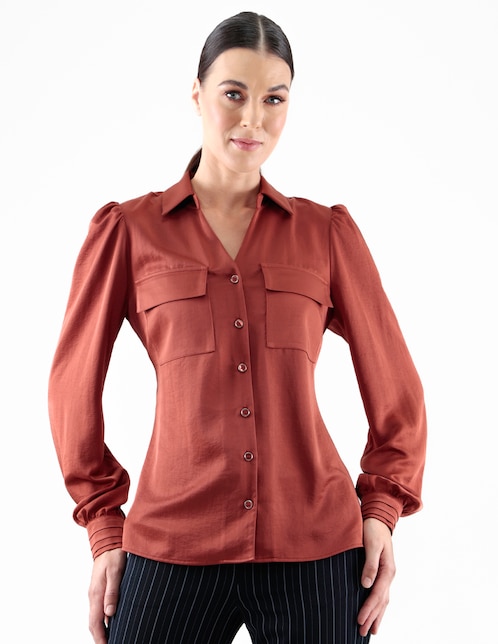 Blusa manga larga para mujer 1