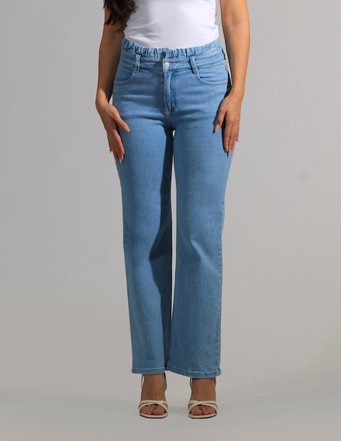 Jeans straight para mujer 1