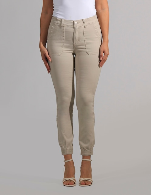 Pantalón jogger Oh Pomp slim para mujer