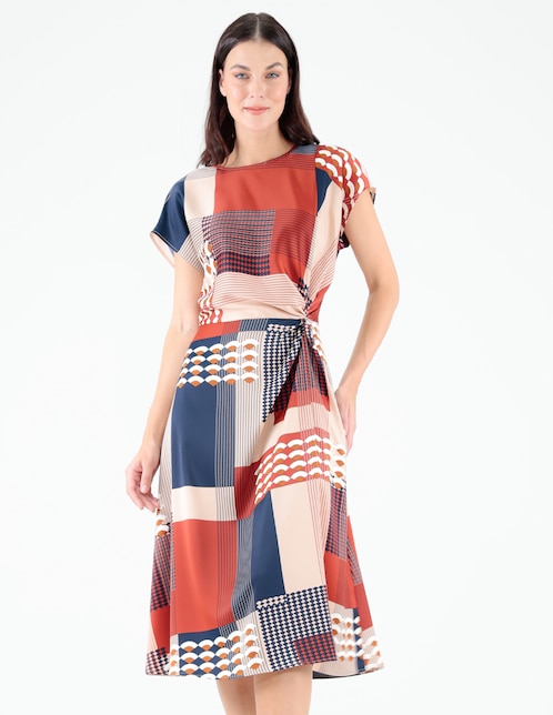 Vestido midi formal Pierre Cardin para mujer