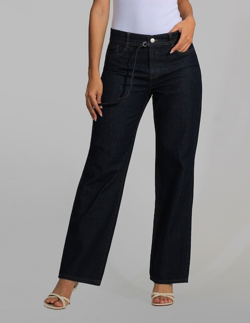 Jeans wide leg Oh Pomp para mujer