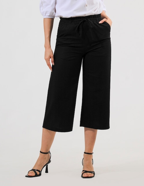 Pantalón capri regular para mujer