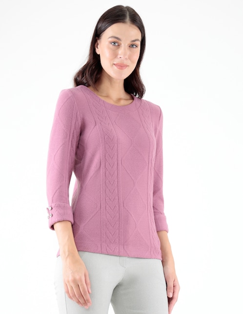Blusa manga larga para mujer