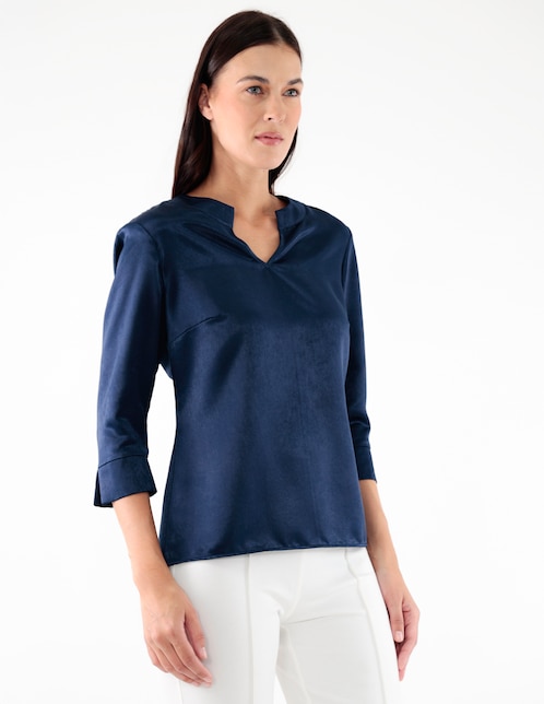 Blusa manga larga para mujer