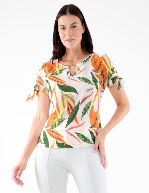 Blusa manga larga para mujer