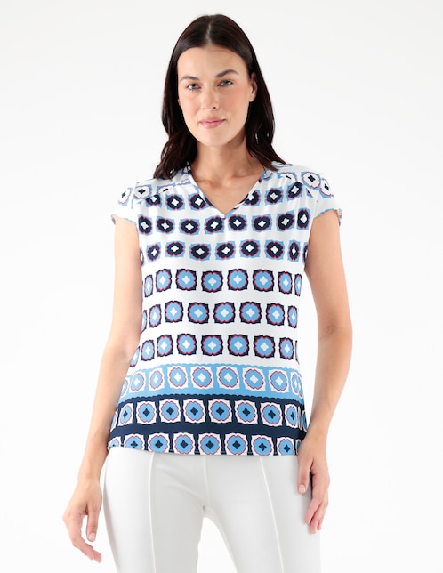 Blusa manga corta para mujer 1