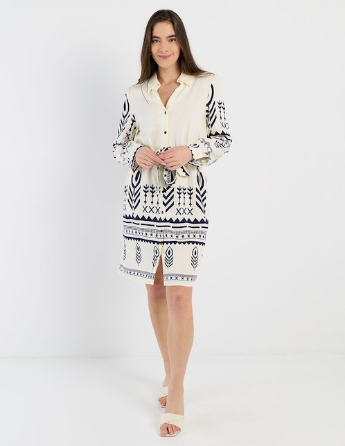 Vestido arriba de la rodilla casual para mujer 1