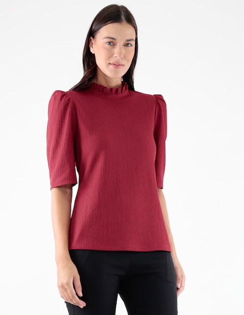 Blusa manga al codo para mujer 1
