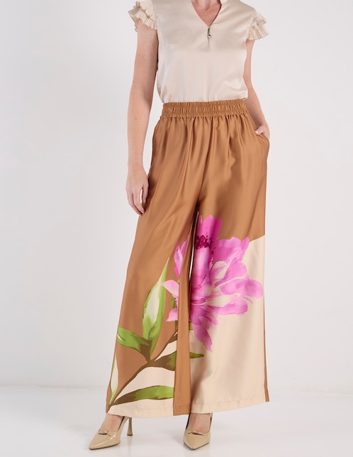 Pantalón relaxed amplio para mujer 1