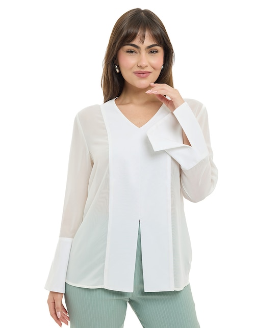 Blusa manga larga para mujer 1