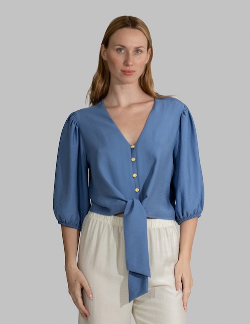 Blusa manga 3/4 para mujer 1