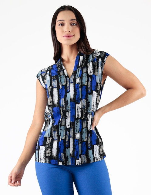 Blusa manga corta para mujer 1