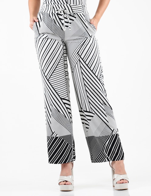 Pantalón relaxed amplio para mujer 1