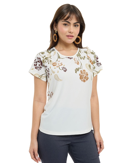 Blusa Alexis manga corta para mujer