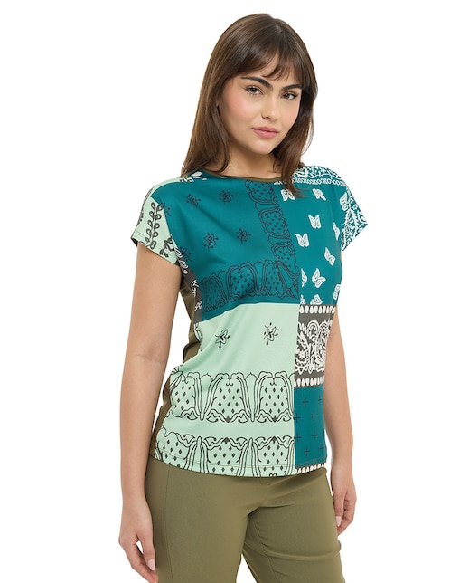 Blusa manga corta para mujer 1