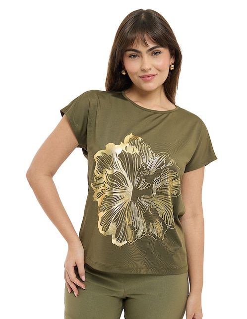 Blusa manga corta para mujer 1