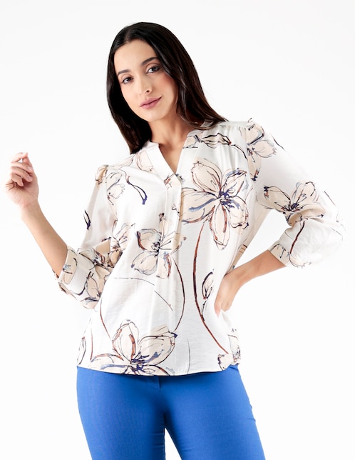 Blusa manga 3/4 para mujer 1