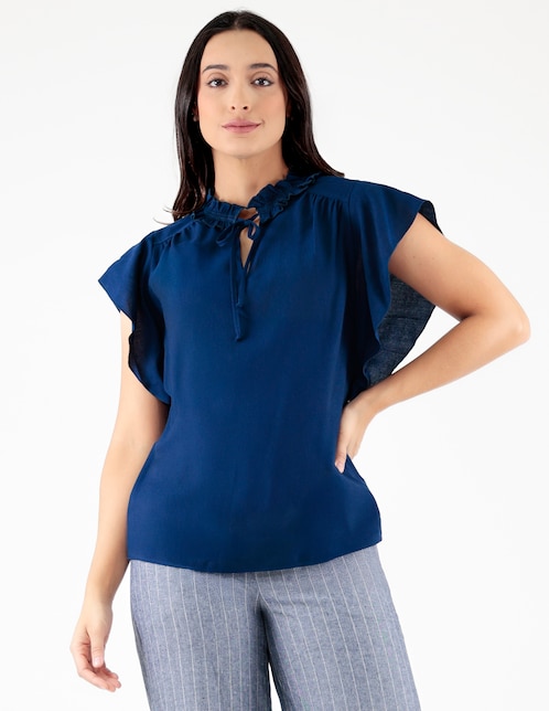 Blusa manga corta para mujer 1