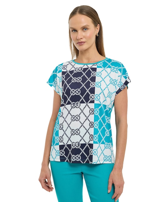 Blusa manga corta para mujer 1