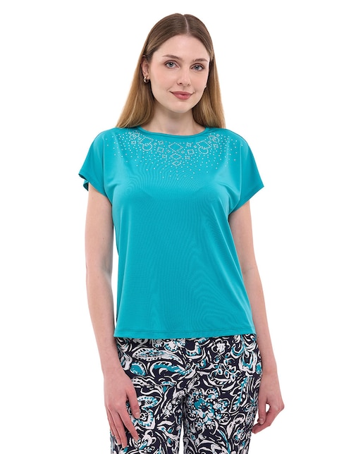 Blusa manga corta para mujer 1