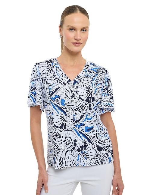 Blusa Alexis manga corta para mujer