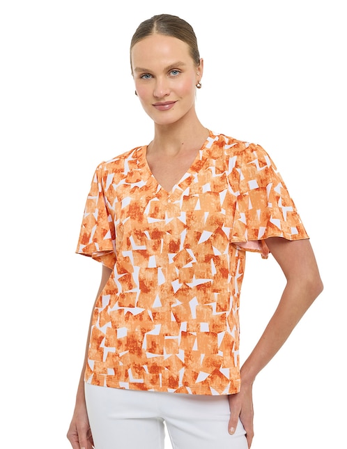 Blusa manga corta para mujer 1