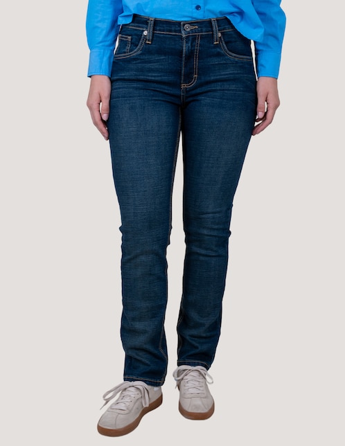 Jeans slim cintura para mujer 1