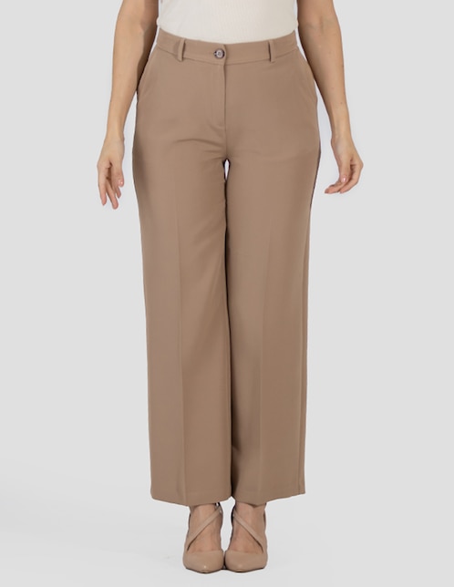 Pantalón de vestir amplio para mujer 1