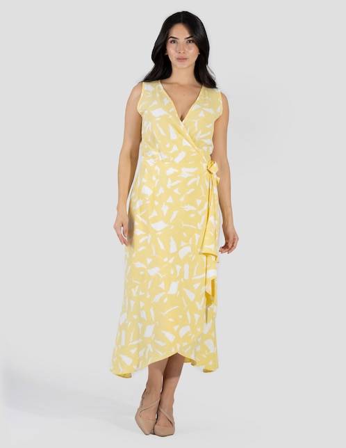 Vestido midi casual Bliss by Oh Pomp para mujer