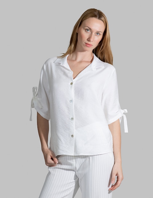 Blusa manga al codo para mujer 1