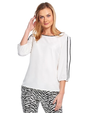 Blusa Pierre Cardin manga 3/4 para mujer