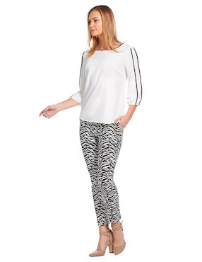 Blusa Pierre Cardin manga 3/4 para mujer