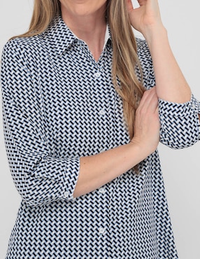 Blusa Parllieni manga 3/4 para mujer